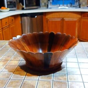 Three Wooden Fancy New Round Unique Bowl‎ New